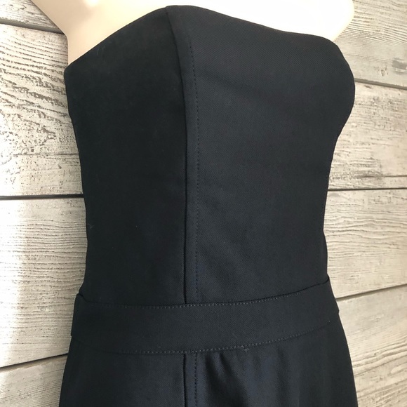 Stella McCartney Black Fitted Midi Bandeau Dress US 6 - Picture 2 of 7
